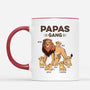 2137MGE2 personalisierte papas opas lowenbande tasse