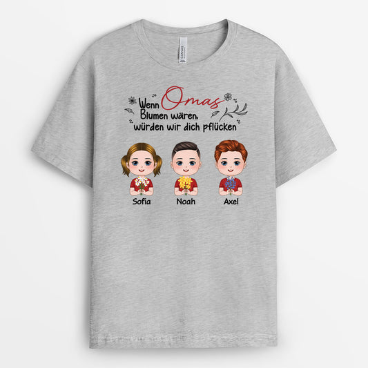 2144AGE2 personalisiertes wenn oma mama blumen waren wurden wir dich pflucken t shirt_3baf14cd 59f2 4f4c b829 007fec6753ce