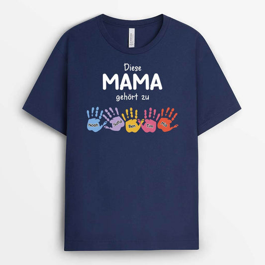 2169AGE2 personalisiertes diese mama gehort zu t shirt