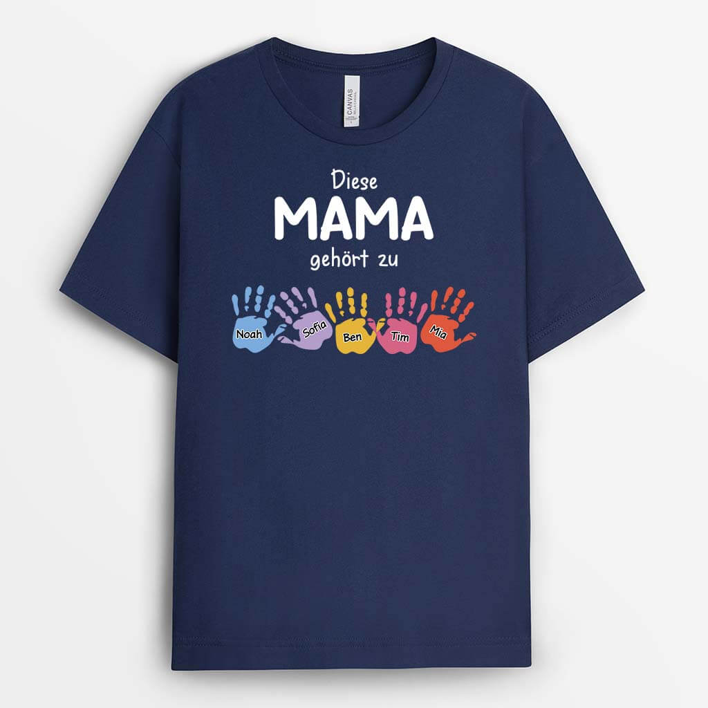2169AGE2 personalisiertes dieser papa gehort zu t shirt