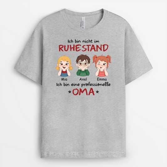 2206AGE2 personalisiertes ich bin nicht im ruhestand ich bin ein professioneller opa papa t shirt 2206a688b