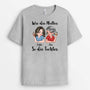 2244AGE2 personalisiertes wie die mutter so die tochter t shirt
