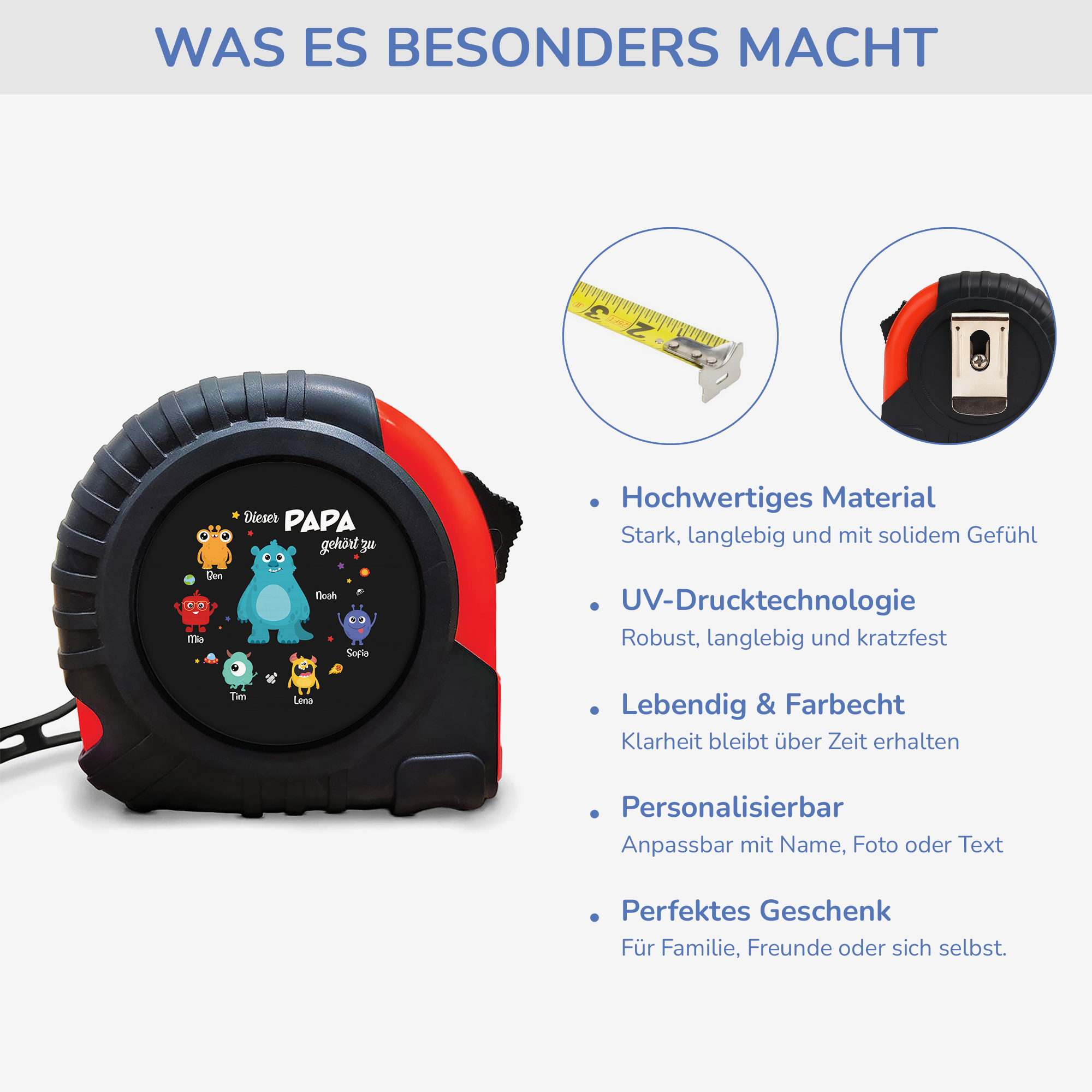 2262OGE4 dieser papa gehort zu monster massband personalisiert papa 2262O