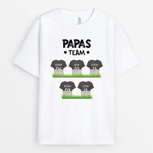 2263AGE1 personalisiertes papas fussballmannschaft t shirt 2263a6e8b