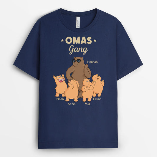 2278AGE1 personalisiertes mamas omas bande bar t shirt