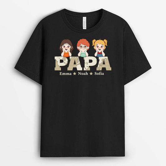 2322AGE1 personalisiertes papa und kinder t shirt 2322a9a8b