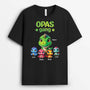 2362AGE1 personalisiertes papas opas bande t shirt