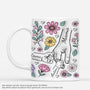 2408MGE1 personalisierte mama und kinder blumen tasse_82930199 e43b 41fa 814b 0d007e7c80cd