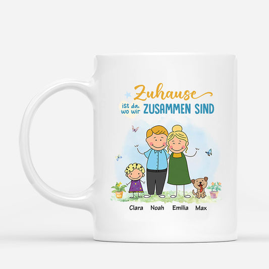 2563MGE1 personalisierte zuhause ist da wo wir zusammen sind tasse_b998ed77 cff4 47de 8833 0be2f138a6ee