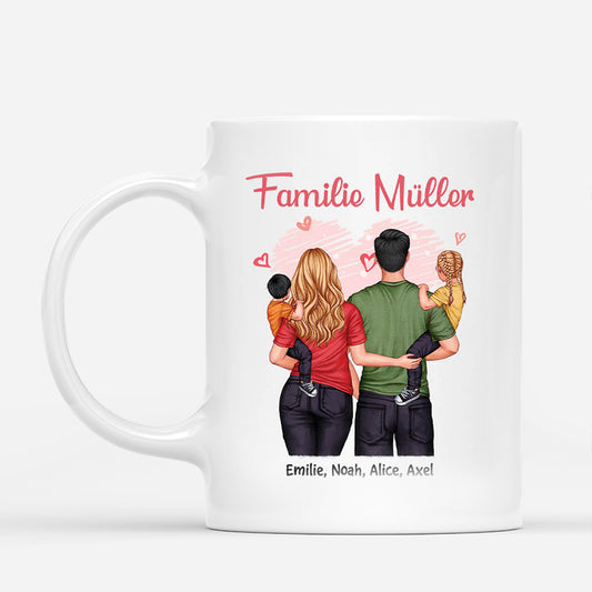 2565MGE1 personalisierte die familie illustration tasse_9e831d61 e54f 4432 a61d 3420e0e90947