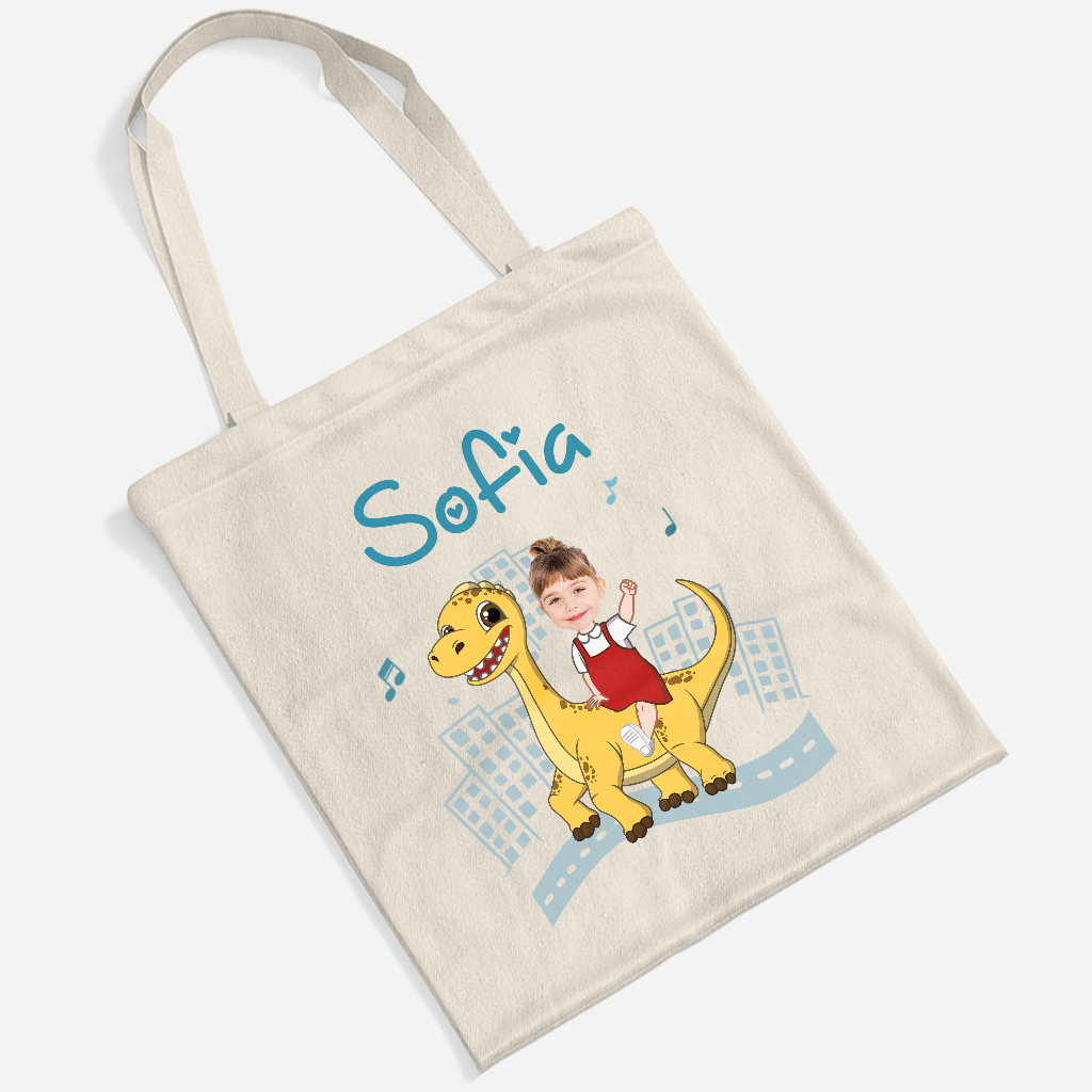 2671BGE2 kind  dinosaurier personalisierte geschenke kinder  einkaufstasche 2671b6f5k