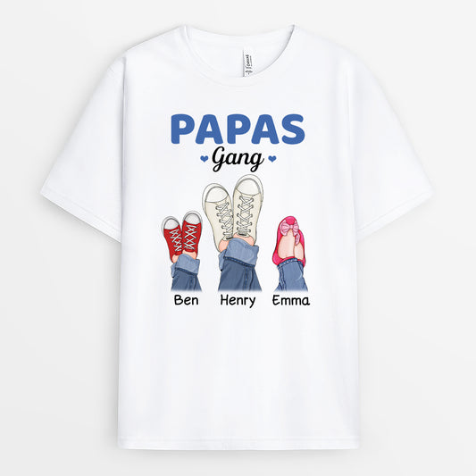 2703AGE1 papas bande personalisiertes t shirt fur papas 2703