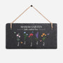 2714AGE1 mamas garten hier wachst liebe personalisiertes geschenk  uv druck schiefer gartenschild omamama 2714ae8p7a