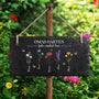 2714AGE2 mamas garten hier wachst liebe personalisiertes geschenk  uv druck schiefer gartenschild omamama 2714ae8p7a