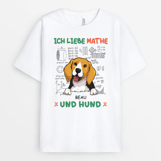 2746AGE1 ich liebe mathe und hunde personalisiertes t shirt fur hundeliebhaber 2746a