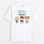 2747AGE1 opas papas bande  weisses t shirt fur manner cartoon personalisiert