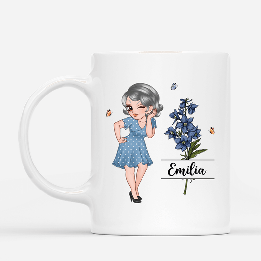 2776MGE2 frau und blumen personalisierte tasse fur frauen 2776M6N8A