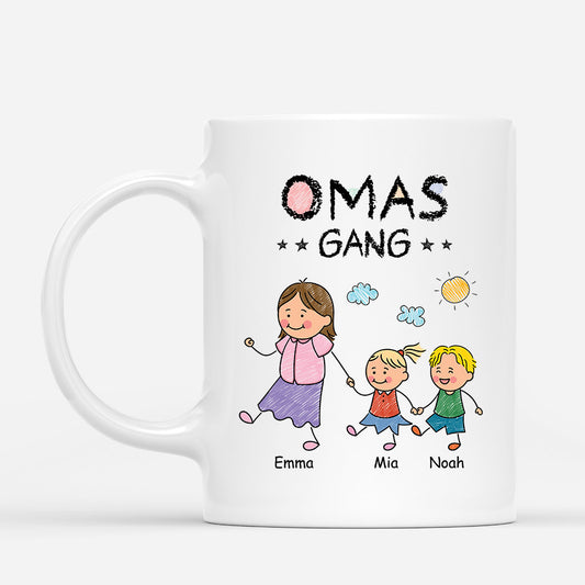 2793MGE3 opas papas bande  personalisierte tasse fur manner