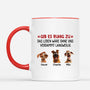 2801MGE2 personalisierte hunde tasse ein leben ohne hund ist moglich aber sinnlos cartoon 2801M