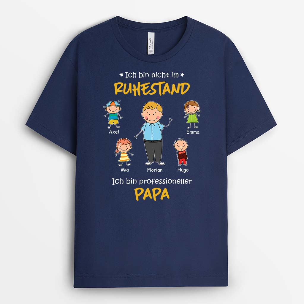 2847AGE2 ich bin nicht im ruhestand ich bin eine professionelle oma  personalisiertes t shirt fur omas_a0bbc6ef 2513 4b24 9caa d09bba3fe982