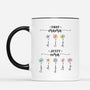 2851MGE2 zuerst mama jetzt oma blumen personalisierte tasse mama oma 2851M5I5A