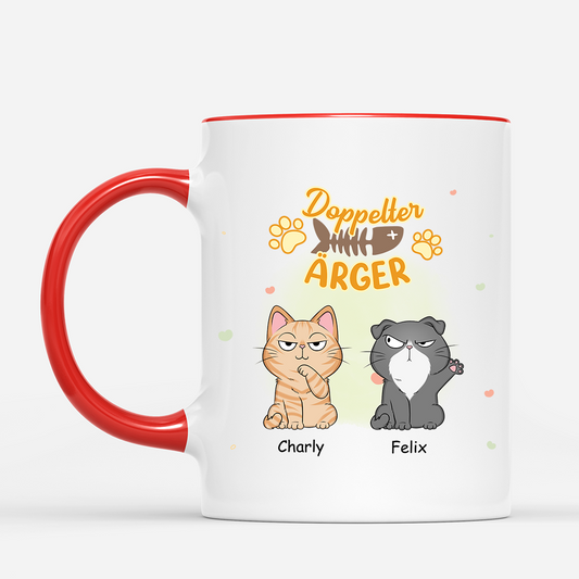 2852MGE2 dreifacher arger katzen tasse personalisiert_ 2852M5Z8D