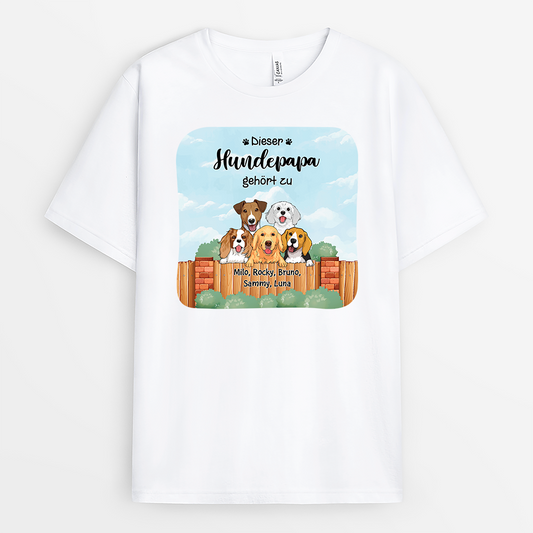 2875AGE1 diese hundemama dieser hundepapa gehort zu personalisiertes t shirt fur hundeliebhaber 2875a
