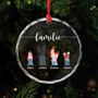 2894OGE1 die familie personalisierte glas ornamente familie 2894OTV7B