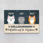 2898DGE1 willkommen hoffentlich magst du katzenhaare  personalisierte fussmatte fur katzenliebhaber