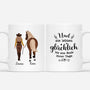 2934MGE1 und sie lebten glucklich bis ans ende ihrer tage  personalisierte tasse fur pferdeliebhaber