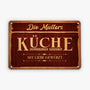 2971EGE2 die kuche  personalisiertes turschild fur die familie