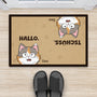 2995DGE2 hallo tschuss  personalisierte fussmatte fur katzenliebhaber_5da8e97e 4b01 45e1 b44c 808c1593b5da