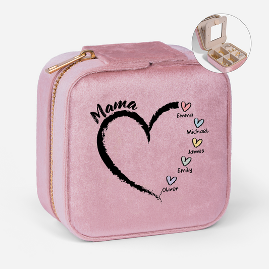 3044AGE1 oma enkelkinder herzen personalisiertes geschenk  schmuckkastchen samt oma mama 3044aj8f5a