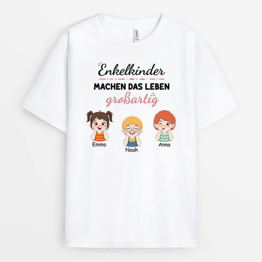 3070AGE1 enkelkinder machen das leben grossartig  personalisiertes t shirt fur omas