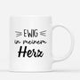 3084MGE3 ewig in meinem herzen  personalisierte tasse fur katzenliebhaber