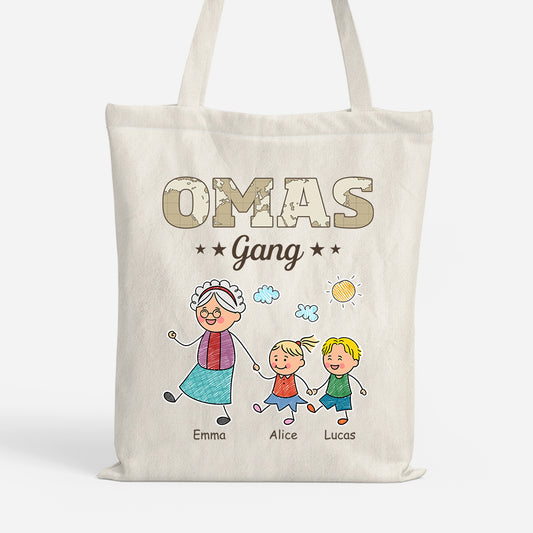 3089BGE1 mamas gang personalisierte einkaufstasche mamaoma weltkarte 3089bsp3b