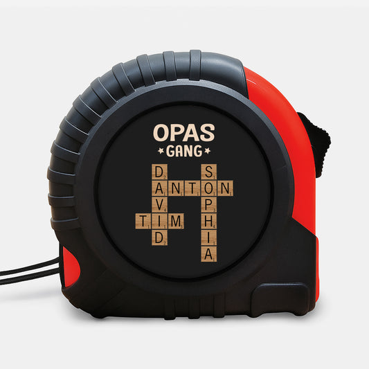 3142OGE1 kreuzwortratsel papas gang massband personalisiert papa 3142OKL5B