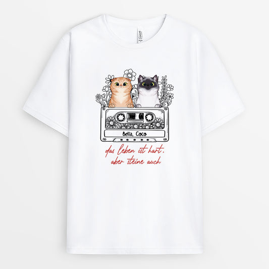 3146AGE1 sexy katzenmama  personalisiertes t shirt fur damen