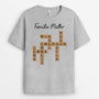 3151AGE2 die familie puzzle  personalisiertes t shirt fur die familie