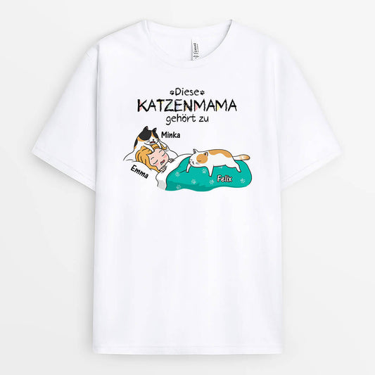 3196AGE1 diese katzenmama dieser katzenpapa gehort zu  personalisiertes t shirt fur katzenliebhaber