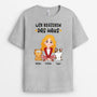 3206AGE1 wir regieren das haus  personalisiertes t shirt fur katzenliebhaber