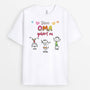 3242AGE1 diese oma mama gehort zu  personalisiertes t shirt fur damen