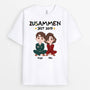 3269AGE1 zusammen seit wachsmalstift  personalisiertes t shirt fur paare