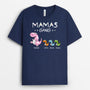3312AGE2 opas papas bande dinosaurier buntstift  schwarzes t shirt fur manner personalisieren