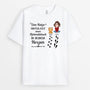 3351AGE1 eine katze hinterlasst einen pfotenabdruck in deinem herzen  personalisiertes t shirt fur katzenbesitzer