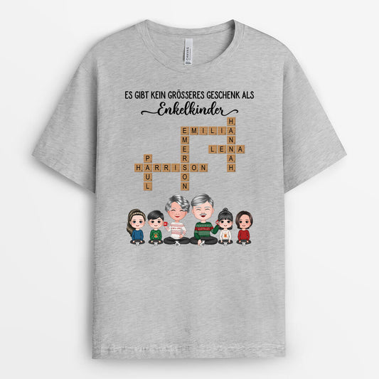 3362AGE1 es gibt kein grosseres geschenk als enkelkinder  personalisiertes t shirt fur grosseltern