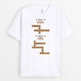 3377AGE1 fruher papa jetzt opa kindernamen kreuzwortratsel  personalisiertes t shirt fur manner