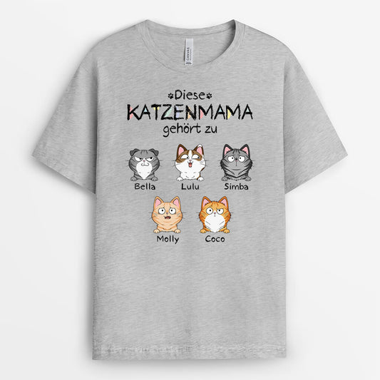 3382AGE2 diese katzenmama gehort buntstiften  niedliche t shirt fur katzenliebhaber personalisiert
