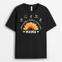 3392AGE2 meine grossten schatze nennen mich oma mama  personalisiertes t shirt fur damen