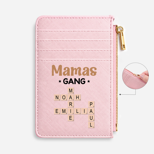 3402AGE1 mamas gang personalisiertes kreuzwortratsel geschenk  kartenetui mama oma papa opa 3402aj8e5a